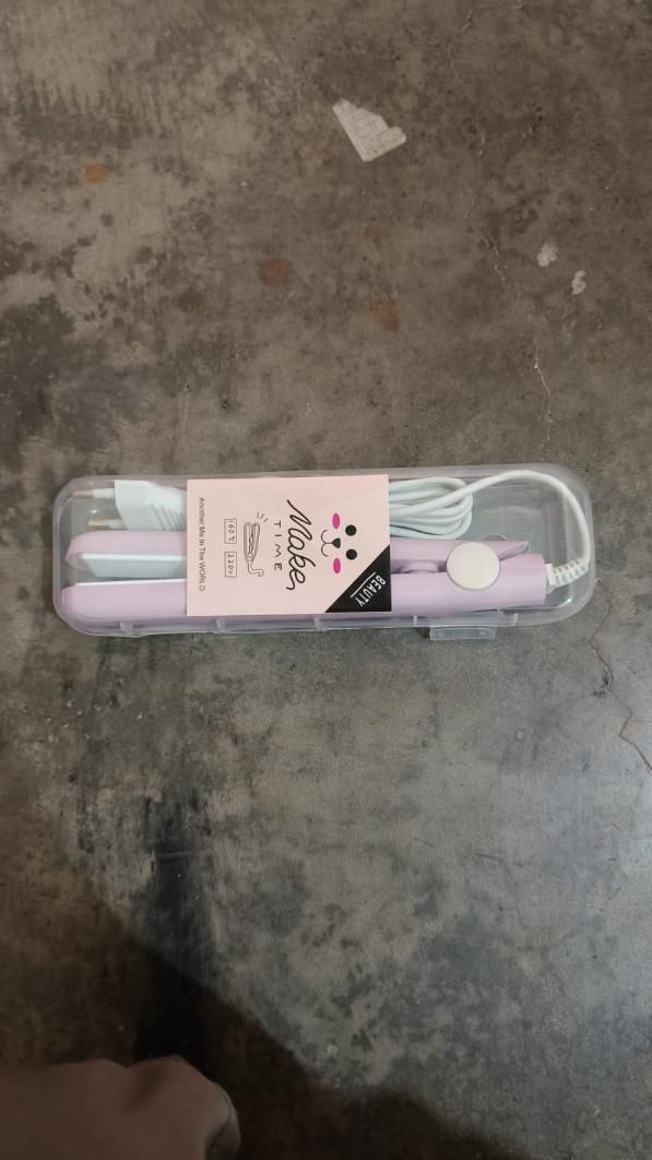 2-in-1 Mini Hair Straightener and Curler